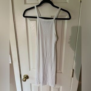White mini reformation dress